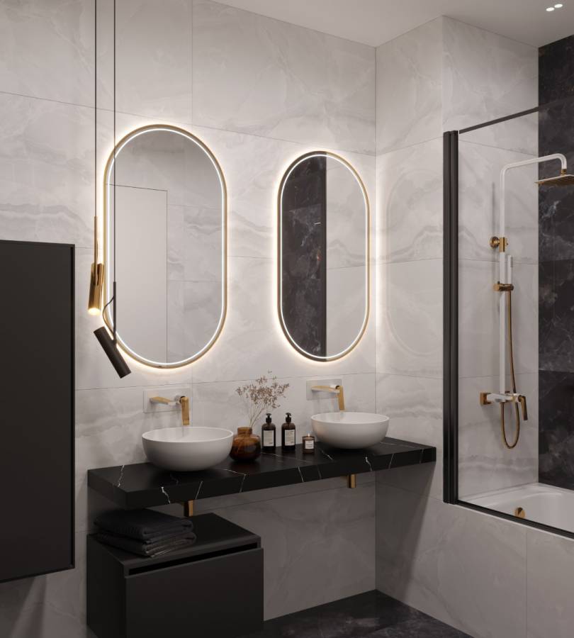 Столешница прямая FLAT NERO MARQUINA 1610*460*70 Столешница прямая FLAT NERO MARQUINA 1610*460*70