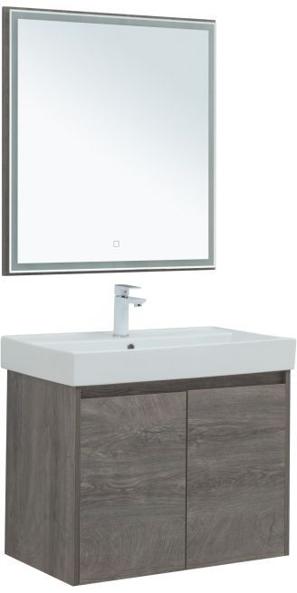 Мебель для ванной Aquanet Nova Lite 75 дуб рошелье (2 дверцы) Мебель для ванной Aquanet Nova Lite 75 дуб рошелье (2 дверцы)