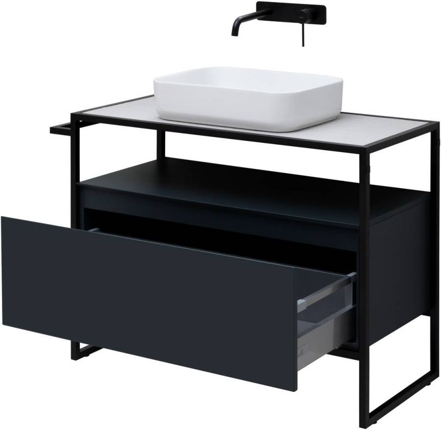 Тумба под раковину Allen Brau Priority 100 1.31003.AM антрацит матовый Тумба под раковину Allen Brau Priority 100 1.31003.AM антрацит матовый