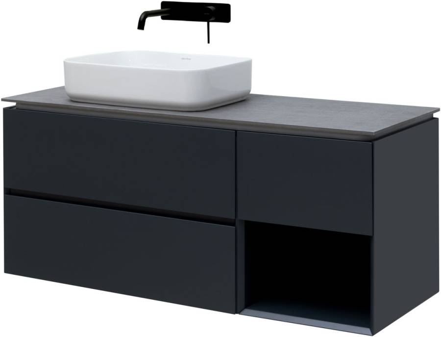 Тумба под раковину Allen Brau Infinity 120 1.21005.AM L антрацит матовый Тумба под раковину Allen Brau Infinity 120 1.21005.AM L антрацит матовый
