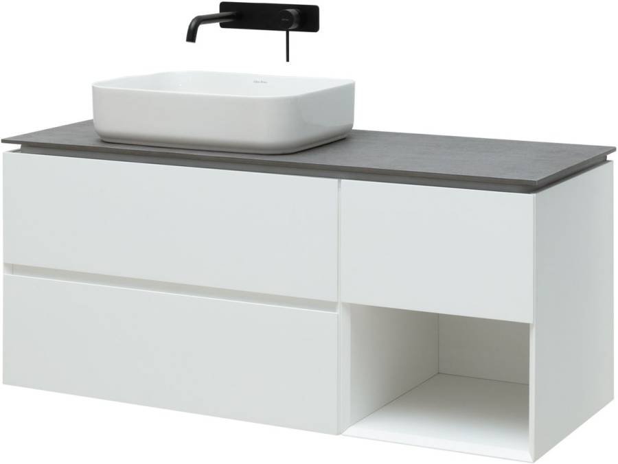 Тумба под раковину Allen Brau Infinity 120 1.21005.WM L белый матовый Тумба под раковину Allen Brau Infinity 120 1.21005.WM L белый матовый