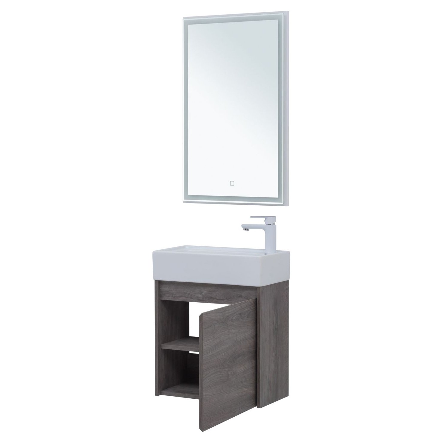 Мебель для ванной Aquanet Nova Lite 50 дуб рошелье (с дверецей) Мебель для ванной Aquanet Nova Lite 50 дуб рошелье (с дверецей)