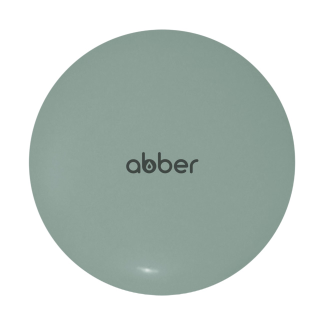 Накладка на слив для раковины ABBER AC0014MCG светло-зеленая матовая, керамика Накладка на слив для раковины ABBER AC0014MCG светло-зеленая матовая, керамика