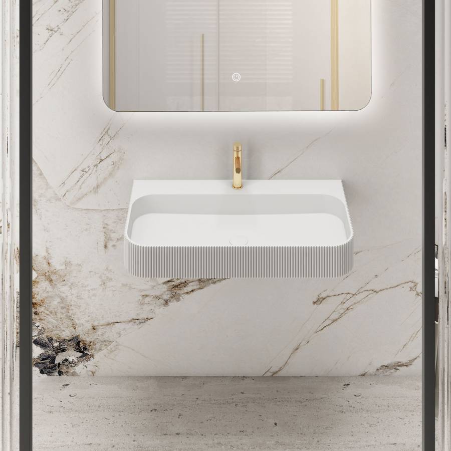 Раковина из искусственного камня Vincea VWB-6SG90MW, 900*460*120, подвесная, цвет белый матовый Раковина из искусственного камня Vincea VWB-6SG90MW, 900*460*120, подвесная, цвет белый матовый