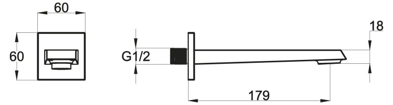 ARLIE Излив для ванны, хром ARL-BC-CRM ARLIE Излив для ванны, хром ARL-BC-CRM