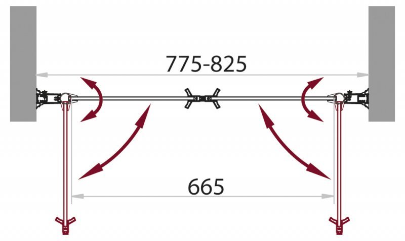 Душевая дверь BelBagno SELA-B-2-80-C-Cr Душевая дверь BelBagno SELA-B-2-80-C-Cr