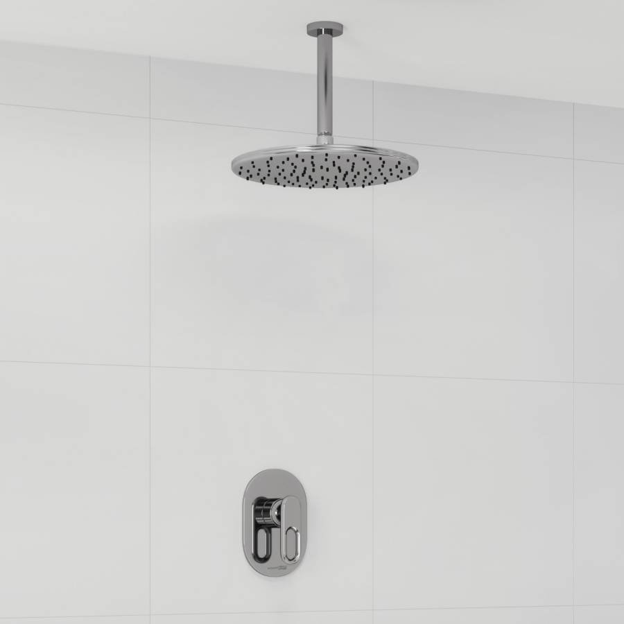 A12830 Встраиваемый комплект для душа с верхней душевой насадкой Wasserkraft A12830 Встраиваемый комплект для душа с верхней душевой насадкой Wasserkraft