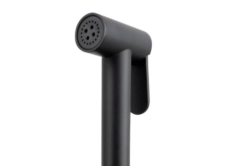 Комплект для гигиенического душа встроенный AQUATEK (cмеситель + гигиеническая лейка + шланг), матовый черный AQ1019MB ВЕГА  Комплект для гигиенического душа встроенный AQUATEK (cмеситель + гигиеническая лейка + шланг), матовый черный AQ1019MB ВЕГА