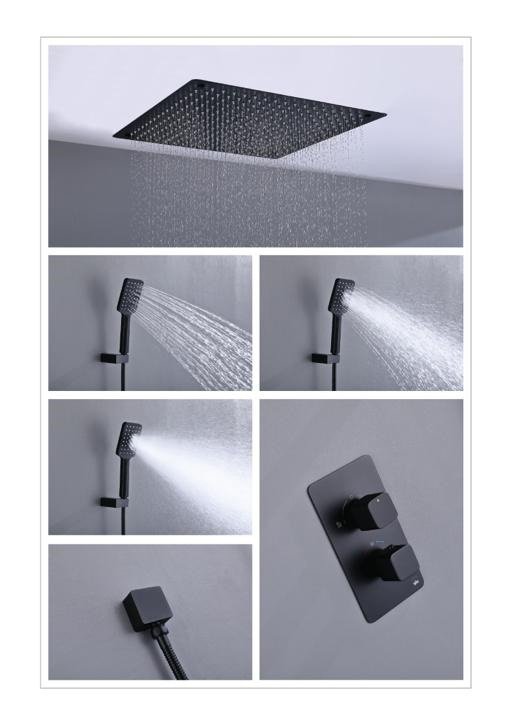 Душевая система Timo Petruma SX-5019/17SM скрытого монтажа с термостатом, золото матовое Душевая система Timo Petruma SX-5019/17SM скрытого монтажа с термостатом, золото матовое