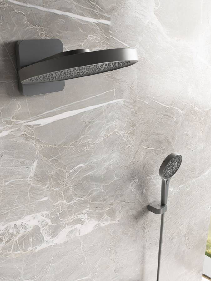 Душевой комплект Futura VSFW-2F12TGM термостатический встраиваемый, 3 режима, вороненая сталь Душевой комплект Futura VSFW-2F12TGM термостатический встраиваемый, 3 режима, вороненая сталь