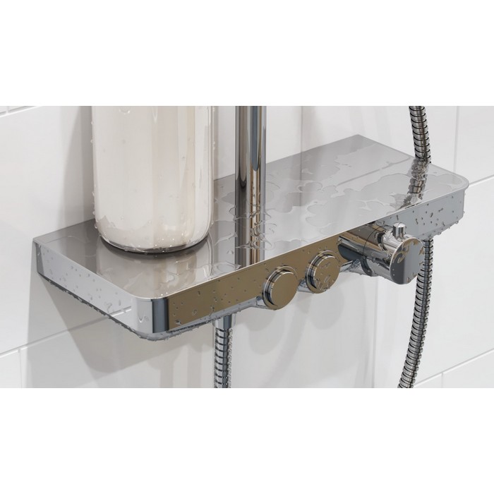 Система для душа наружного монтажа EXCELLENT Rain Krotos AREX.8080CR (хром) Система для душа наружного монтажа EXCELLENT Rain Krotos AREX.8080CR (хром)