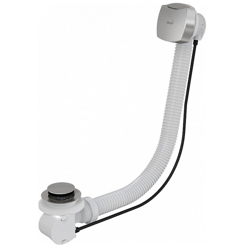 Сифон для ванны автомат комплект, хром Сифон для ванны автомат комплект, хром