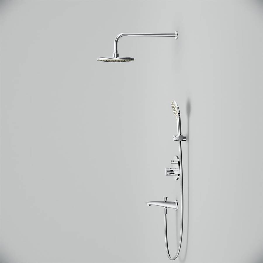 FP85A10020 X-Joy TouchReel, набор: Нажимной Смеситель д/в/душа, верхний душ 220 мм, держатель д/верхн.ду FP85A10020 X-Joy TouchReel, набор: Нажимной Смеситель д/в/душа, верхний душ 220 мм, держатель д/верхн.ду