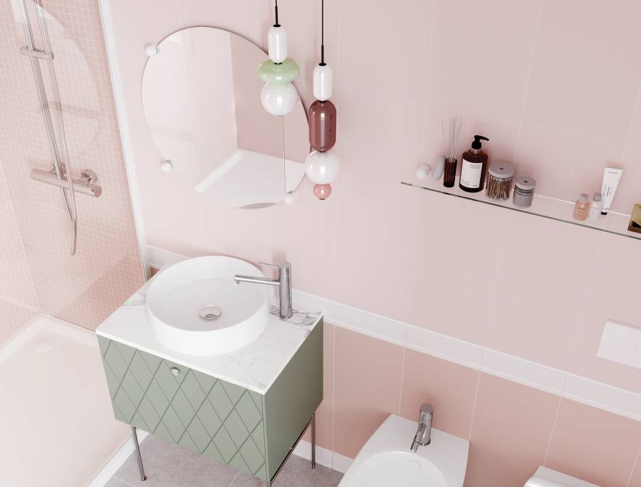 Плитка Meissen Keramik Trendy розовый 25x75 TYU071 Плитка Meissen Keramik Trendy розовый 25x75 TYU071