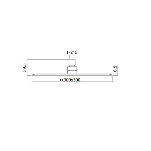 Верхний душ Paffoni Zanzibar ZSOF096CR хром Верхний душ Paffoni Zanzibar ZSOF096CR хром