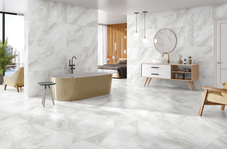 Duna - Hydro - Керамогранит - Bianco GLR 60x120 Duna - Hydro - Керамогранит - Bianco GLR 60x120