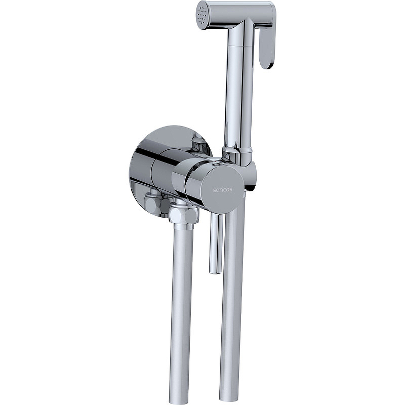 Гигиенический душ SANCOS Start со смесителем, цвет хром глянцевый, арт. SC1001CH Гигиенический душ SANCOS Start со смесителем, цвет хром глянцевый, арт. SC1001CH