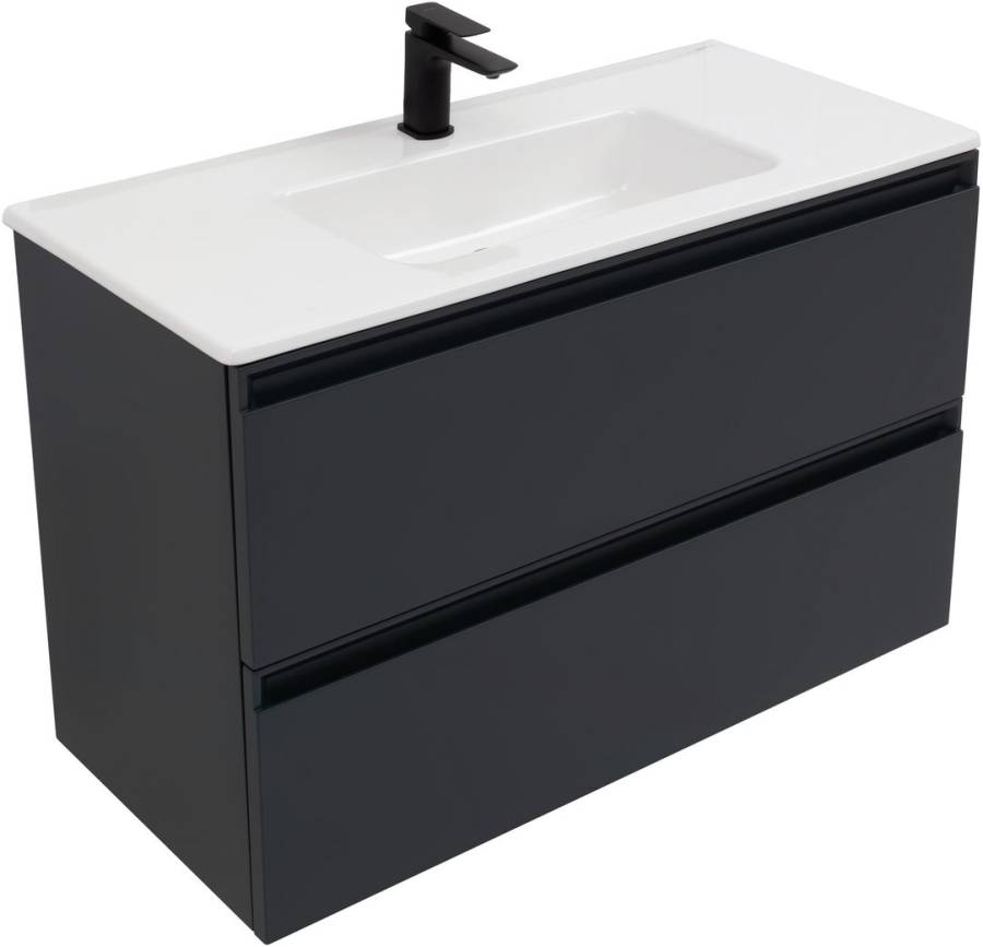 Тумба под раковину Allen Brau Eclipse 100 1.E1003.AM антрацит матовый Тумба под раковину Allen Brau Eclipse 100 1.E1003.AM антрацит матовый