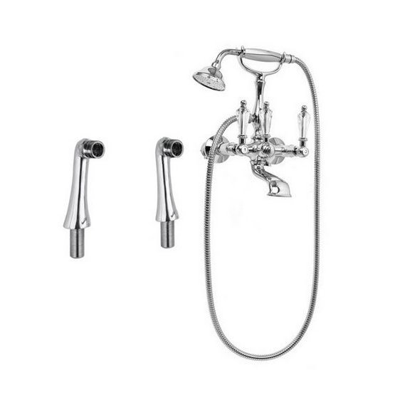 DIAMOND-PBV-01-Sw Смеситель на борт ванны Исполнение: Хром, Ручки: Swarovski  DIAMOND-PBV-01-Sw Смеситель на борт ванны Исполнение: Хром, Ручки: Swarovski