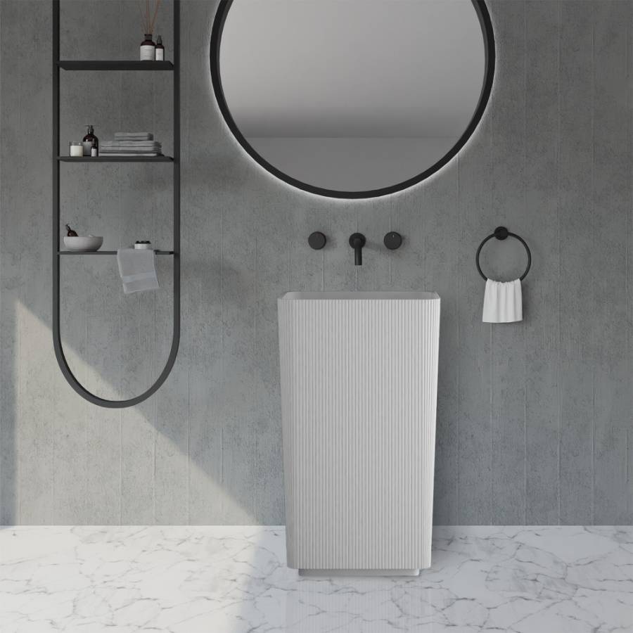 Раковина отдельностоящая ABBER Stein AS2505-H белая матовая Раковина отдельностоящая ABBER Stein AS2505-H белая матовая