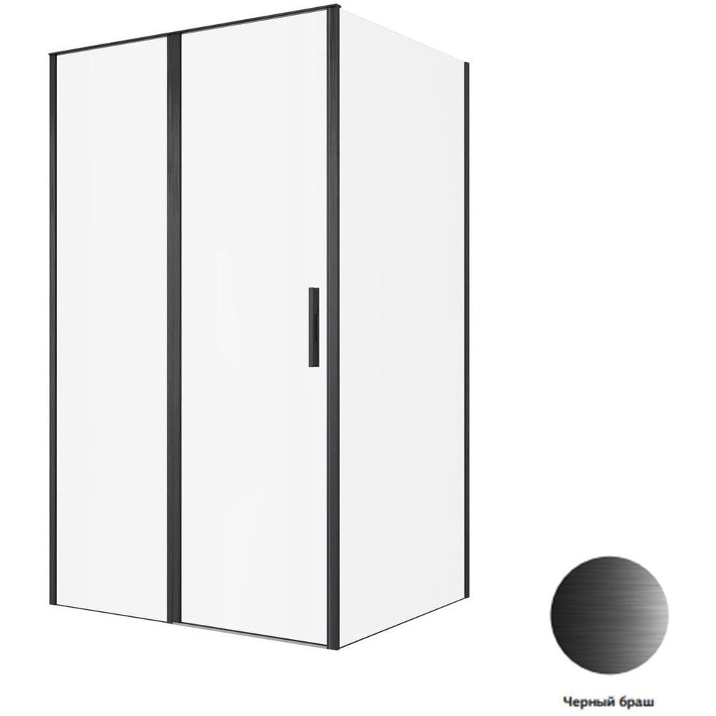 Душевой уголок Allen Brau Priority 120x100 3.31033.BBA + 3.31048.BBA черный браш Душевой уголок Allen Brau Priority 120x100 3.31033.BBA + 3.31048.BBA черный браш