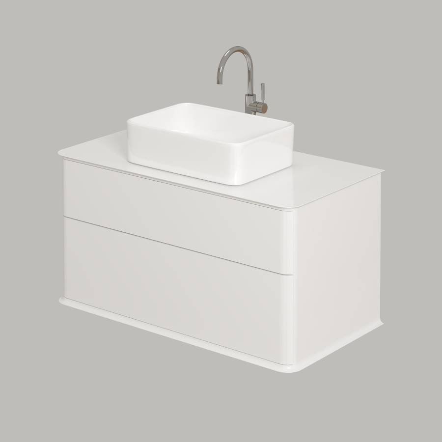 Тумба под раковину Creto Stella 100 см белый глянец, 16-CRE50/100 Тумба под раковину Creto Stella 100 см белый глянец, 16-CRE50/100