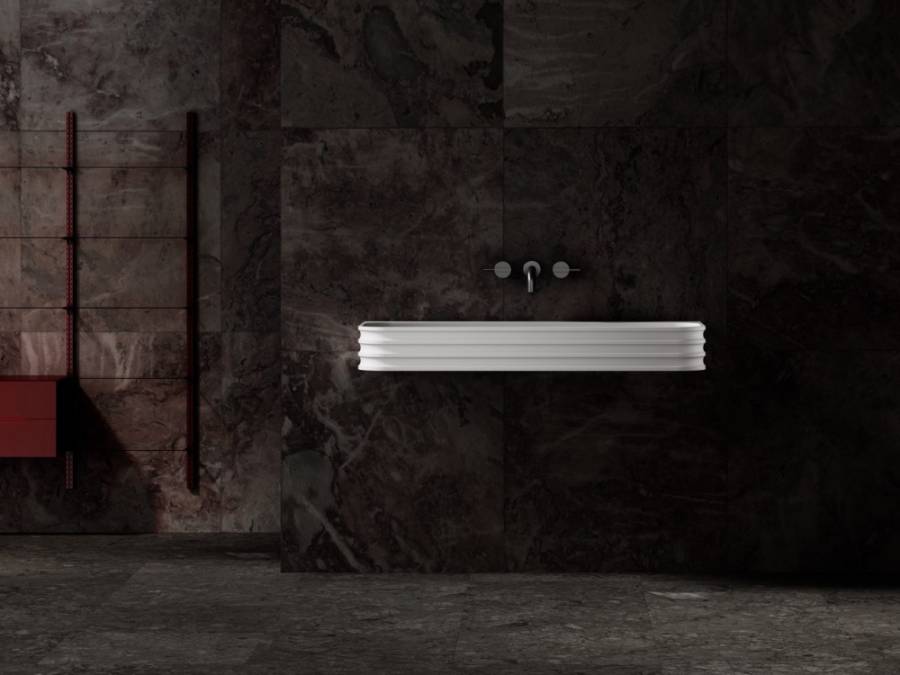 Раковина подвесная ABBER Stein AS2651-1.0 белая матовая Раковина подвесная ABBER Stein AS2651-1.0 белая матовая