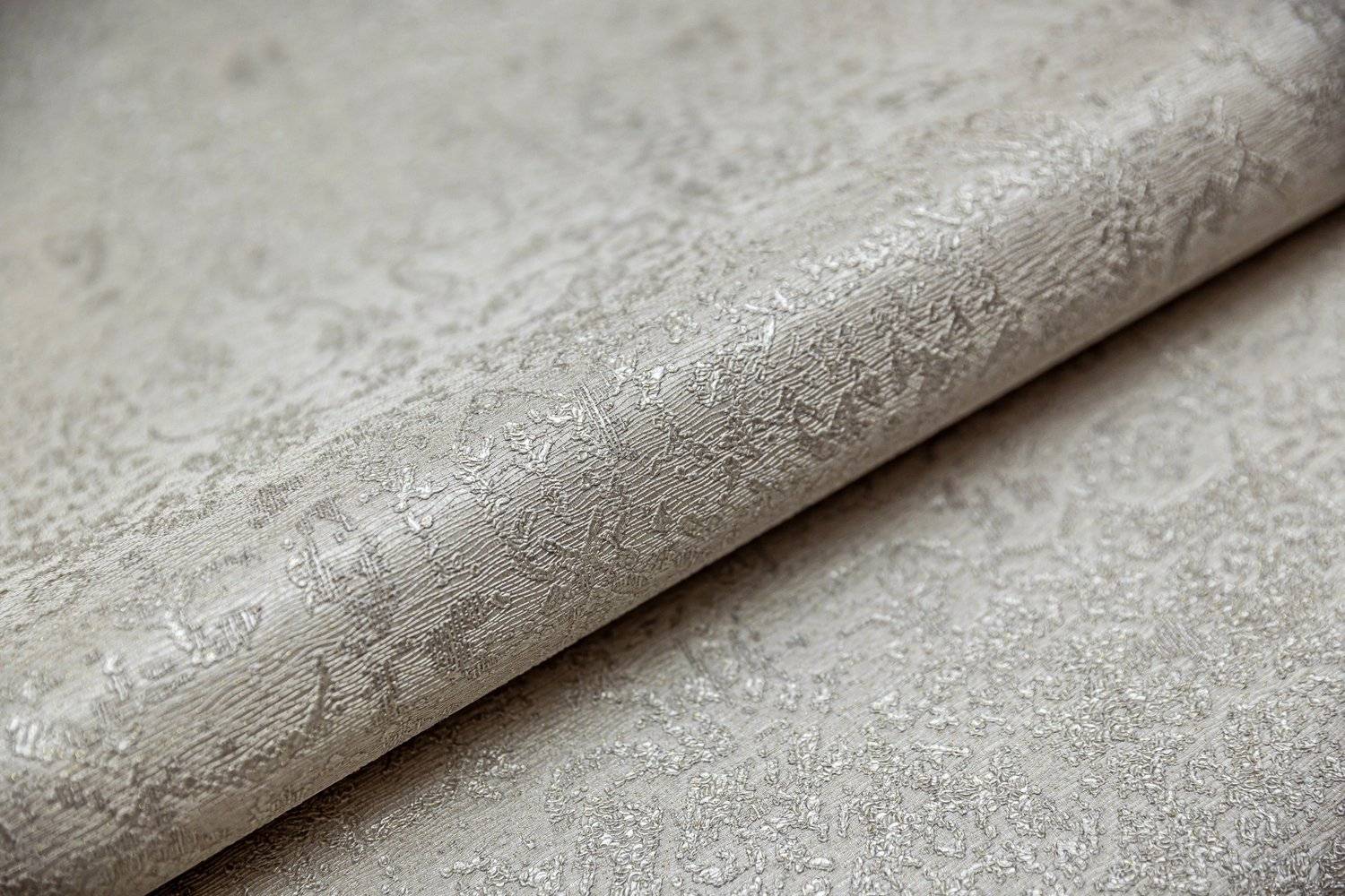 Обои виниловые Флора база, серый, бежевый Обои виниловые Флора база, серый, бежевый