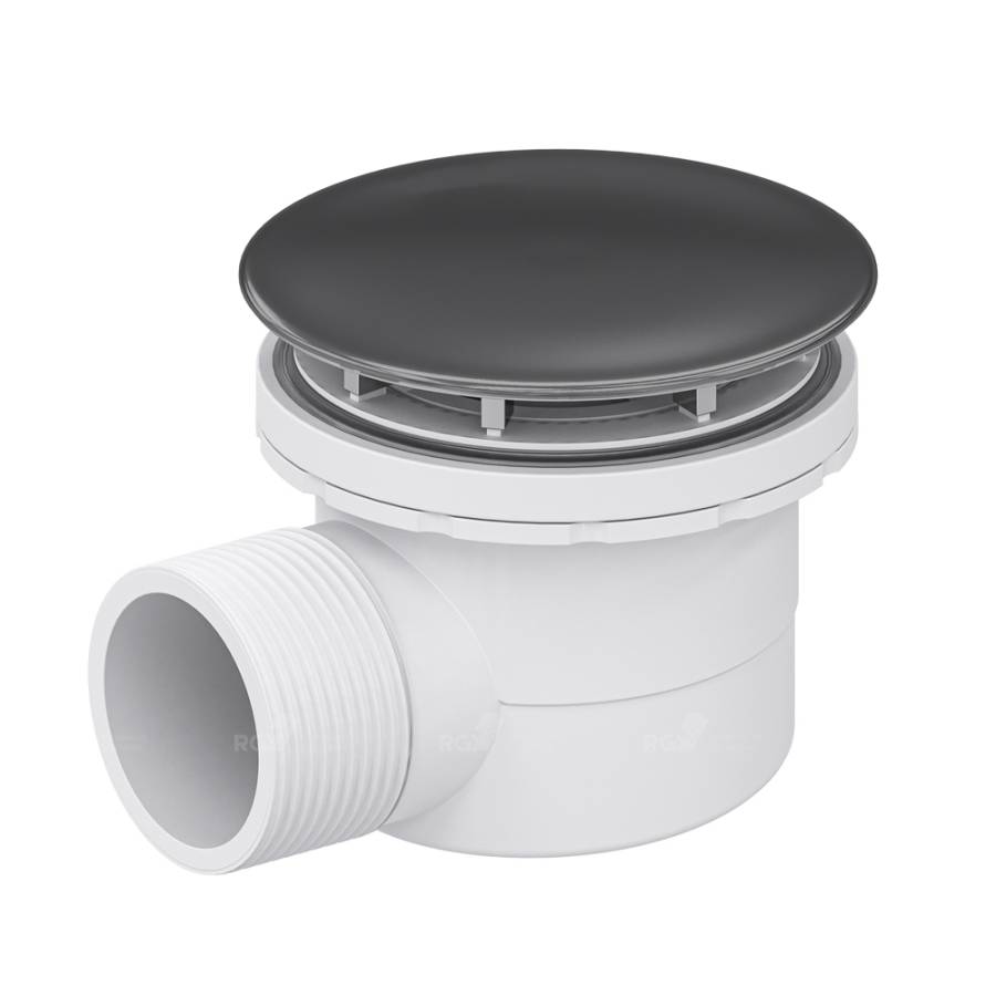 Сифон для душевых поддонов RGW Velplex QYD-06 графит, RGW 18241106-02 Сифон для душевых поддонов RGW Velplex QYD-06 графит, RGW 18241106-02