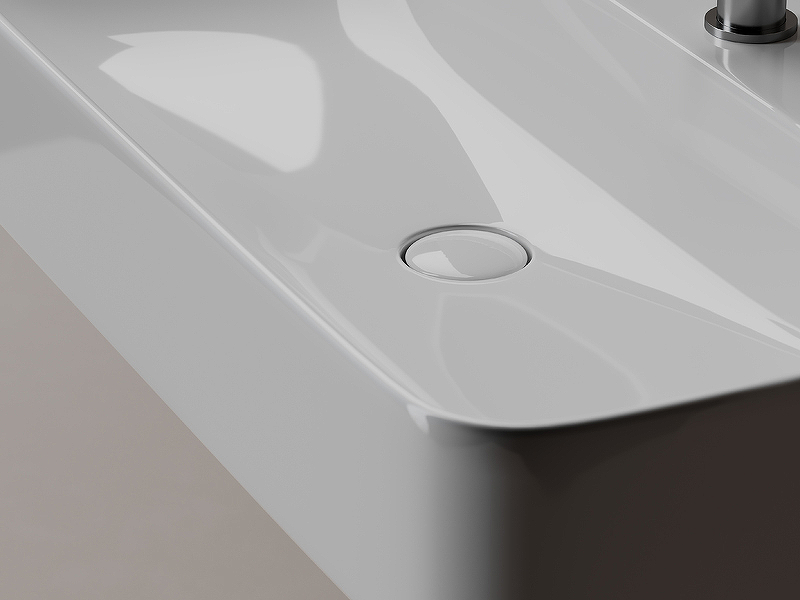 Умывальник AURA с 1 отверстием для смесителя, без перелива 1000*470*135мм Умывальник AURA с 1 отверстием для смесителя, без перелива 1000*470*135мм