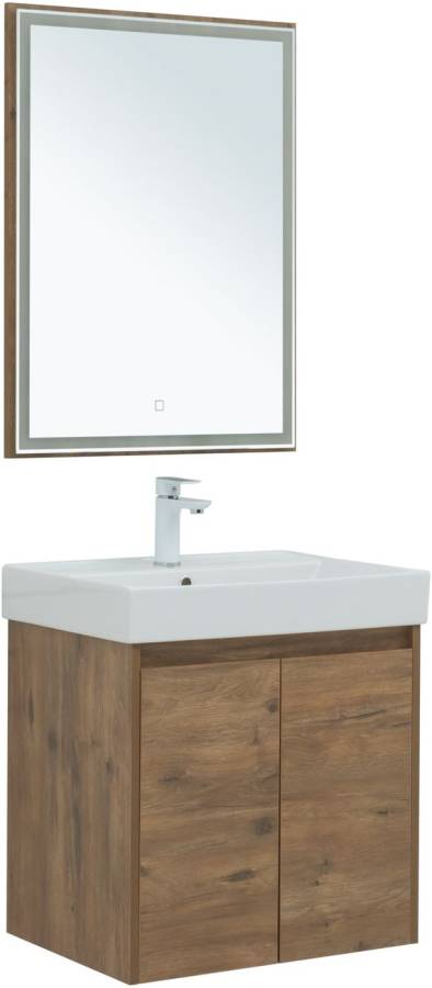 Мебель для ванной Aquanet Nova Lite 60 дуб рустикальный (2 дверцы) Мебель для ванной Aquanet Nova Lite 60 дуб рустикальный (2 дверцы)