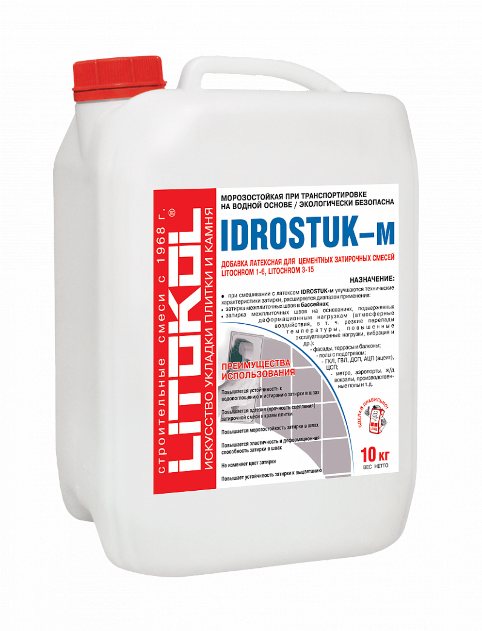 Латексные добавки IDROSTUK - м 10 Латексные добавки IDROSTUK - м 10