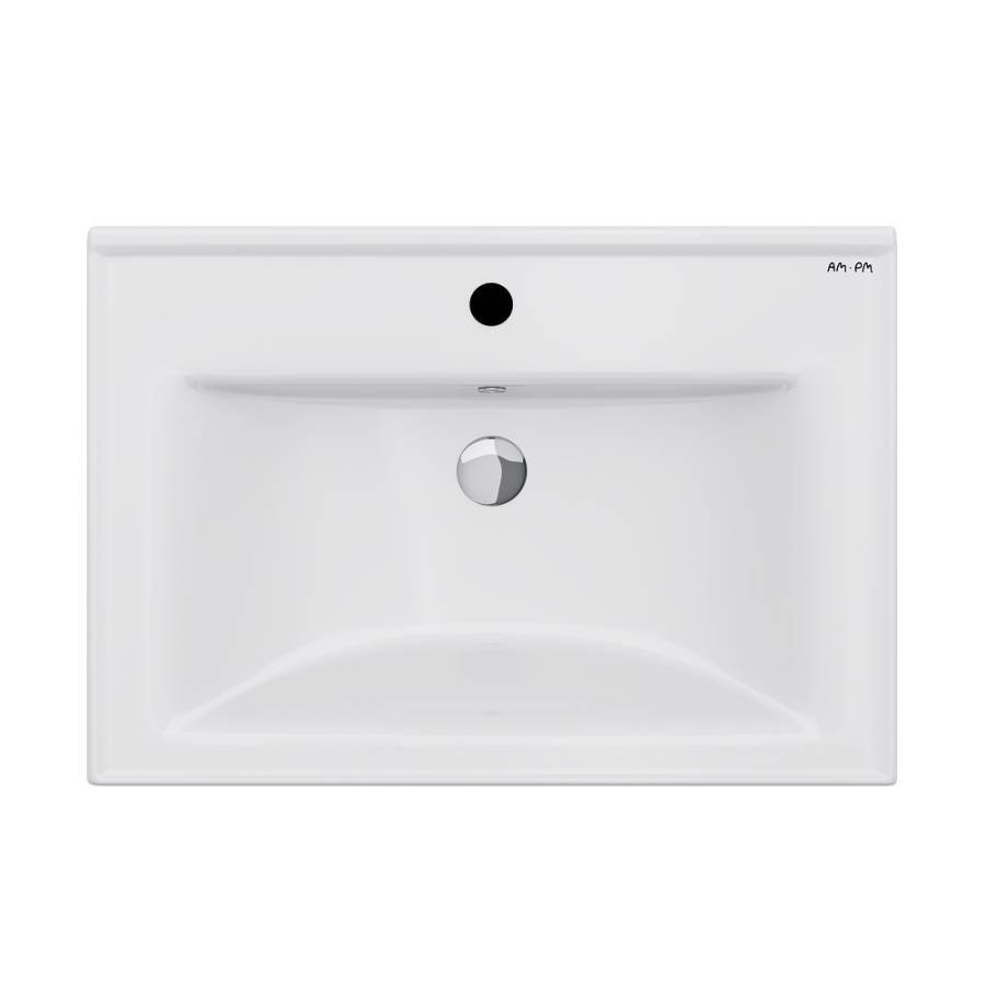 M85AWCC0652WG X-Joy, Раковина мебельная, керамическая, 65 см, встроенная, цвет: Белый, глянец M85AWCC0652WG X-Joy, Раковина мебельная, керамическая, 65 см, встроенная, цвет: Белый, глянец
