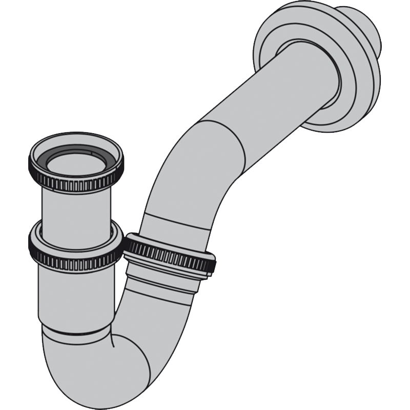 Сифон для биде DN32 металл Сифон для биде DN32 металл