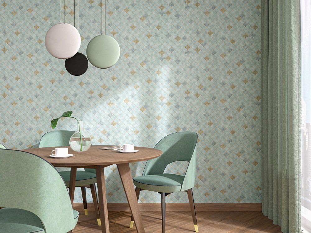 Обои виниловые Арабески мотив, серый Обои виниловые Арабески мотив, серый