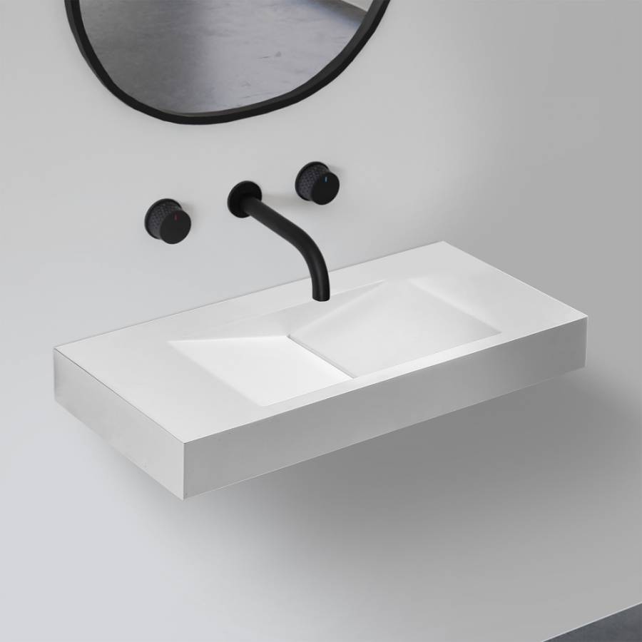 Раковина подвесная ABBER Stein AS2641 белая матовая Раковина подвесная ABBER Stein AS2641 белая матовая