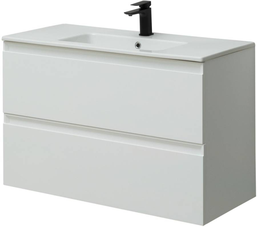 Тумба под раковину Allen Brau Eclipse 100 1.E1003.WM белый матовый Тумба под раковину Allen Brau Eclipse 100 1.E1003.WM белый матовый