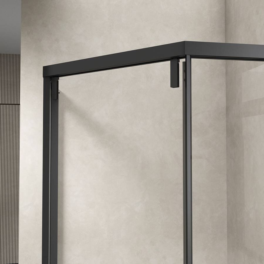 Душевой уголок Show VSP1-4SH100CLB, 1000*1000, черный, стекло прозрачное Душевой уголок Show VSP1-4SH100CLB, 1000*1000, черный, стекло прозрачное