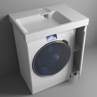 Тумба напольная под умывальник Riga Luxe 800х590 правосторонняя (ШхГхВ) 180х576х860 Тумба напольная под умывальник Riga Luxe 800х590 правосторонняя (ШхГхВ) 180х576х860