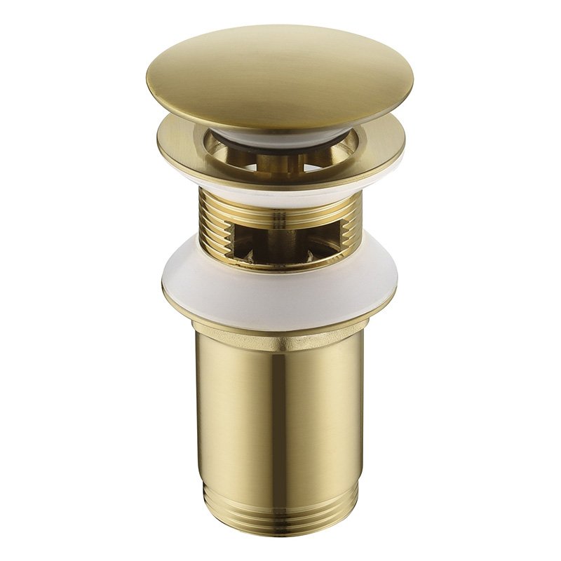 Донный клапан Timo 8011/17 матовое золото с переливом Донный клапан Timo 8011/17 матовое золото с переливом