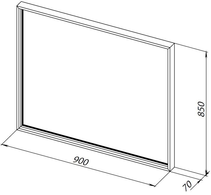 Зеркало Allen Brau Liberty 90 1.330015.BB черный браш Зеркало Allen Brau Liberty 90 1.330015.BB черный браш