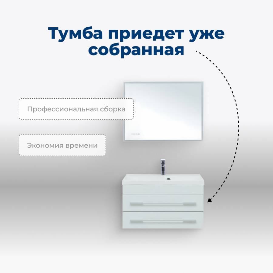 Тумба под раковину Aquanet Верона 75 белый (подвесная 2 ящика) Тумба под раковину Aquanet Верона 75 белый (подвесная 2 ящика)