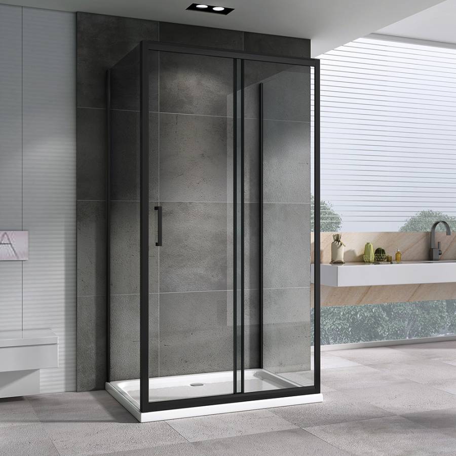 Душевой уголок ABBER Schwarzer Diamant AG30180B-S100B-S100B Душевой уголок ABBER Schwarzer Diamant AG30180B-S100B-S100B