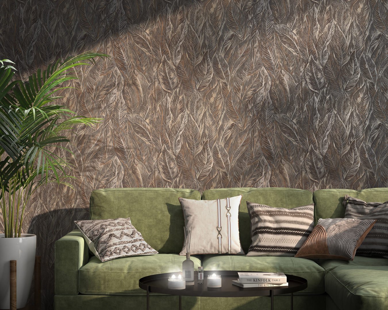 Обои виниловые Бульвар мотив, коричневый Обои виниловые Бульвар мотив, коричневый