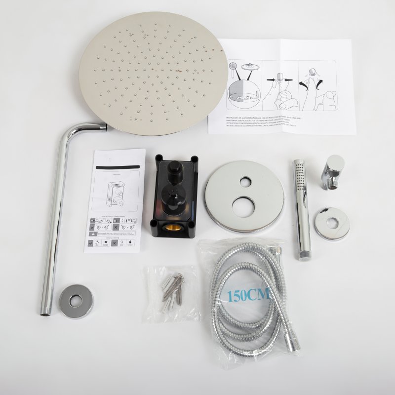 Встраиваемый душевой комплект CEZARES LEAF-DSIP-30-L-ST Встраиваемый душевой комплект CEZARES LEAF-DSIP-30-L-ST