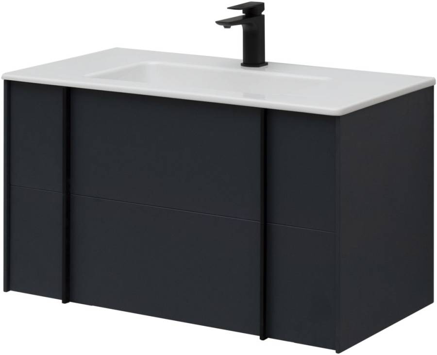 Тумба под раковину Allen Brau Reality 90 1.32006.AM антрацит матовый Тумба под раковину Allen Brau Reality 90 1.32006.AM антрацит матовый
