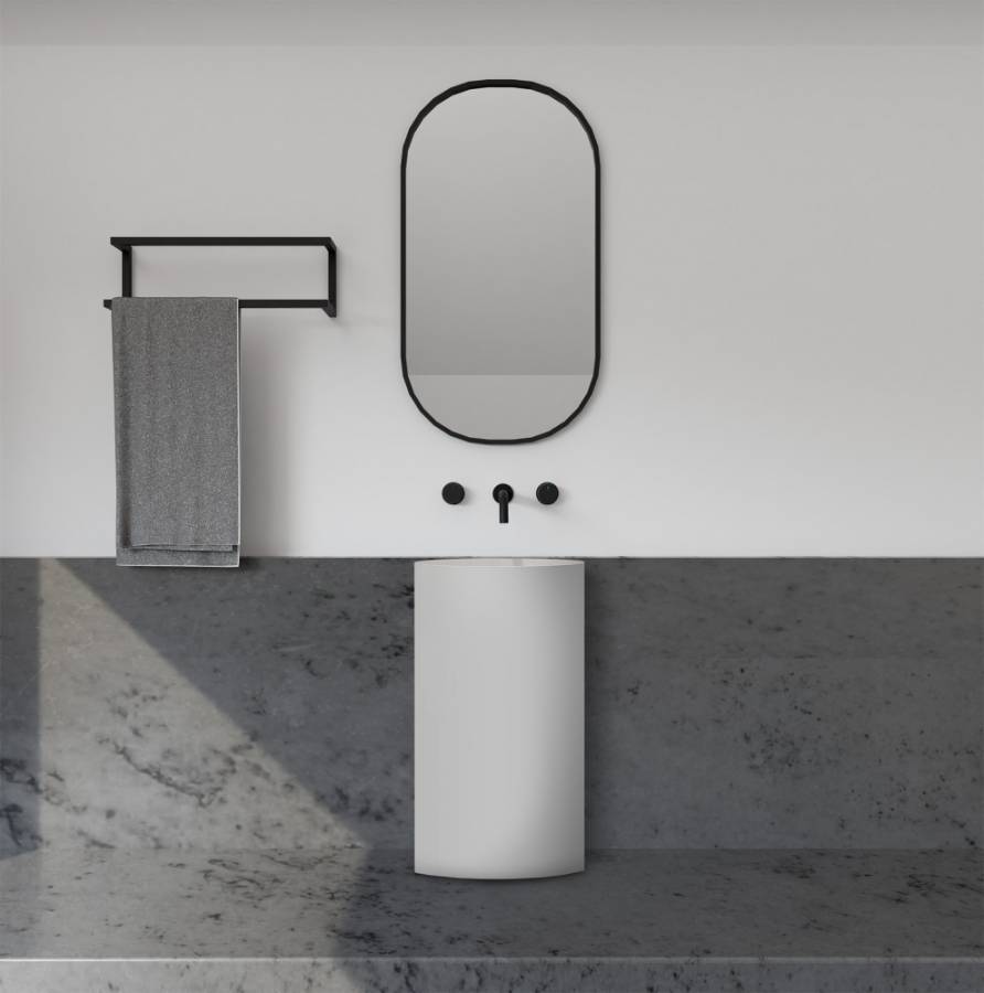 Раковина отдельностоящая ABBER Stein AS2506-H белая матовая Раковина отдельностоящая ABBER Stein AS2506-H белая матовая