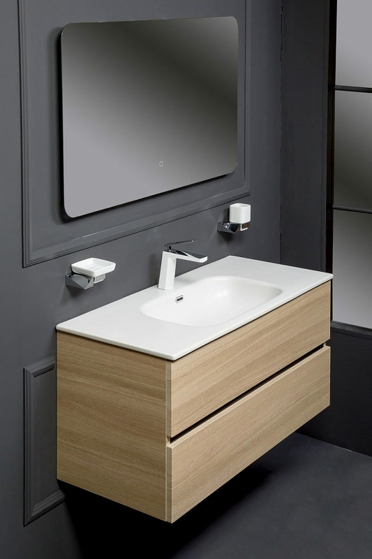 Тумба без раковины Vallessi 100*46cm LIGHT OAK мат. 2 полки 837-100-L Boheme Тумба без раковины Vallessi 100*46cm LIGHT OAK мат. 2 полки 837-100-L Boheme