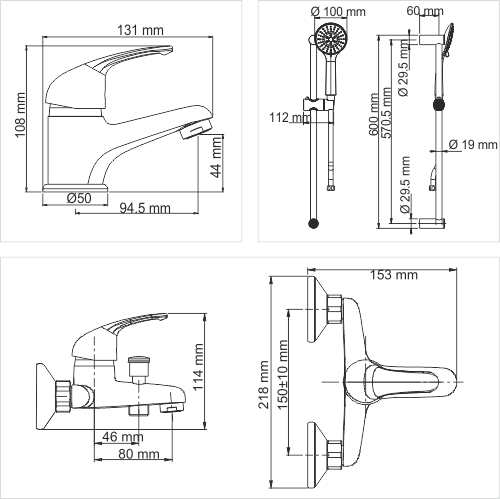 A31011 Комплект для ванной 3 в 1 A31011 Комплект для ванной 3 в 1