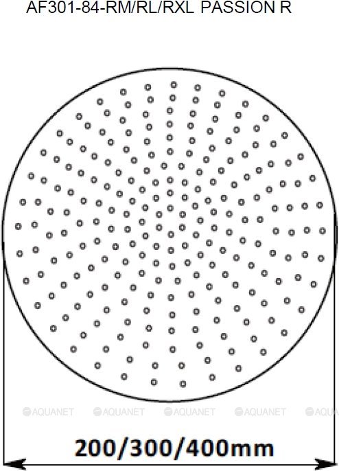 Верхний душ Aquanet Passion AF301-84-RL Верхний душ Aquanet Passion AF301-84-RL